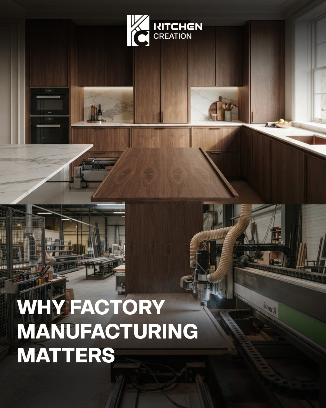 Kitchen Creation — Why Factory Manufacturing Matters in Modular Cabinetry